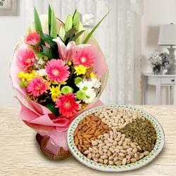 Floral Blessings with Nuts