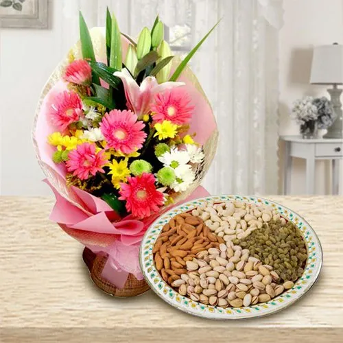 Floral Blessings with Nuts