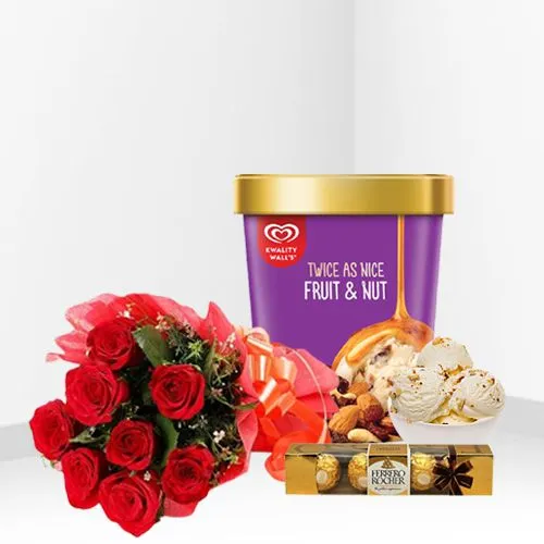 Ferrero Feast Ice Cream n Roses