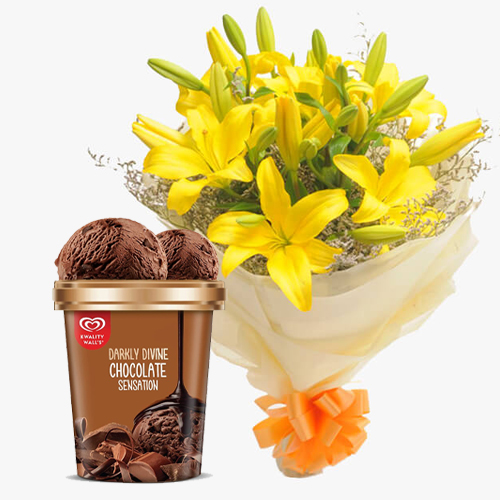 Luminous Lilies n Walls Chocolate Ice-Cream