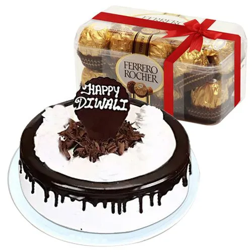 Blackforest Cake with Ferrero Rocher