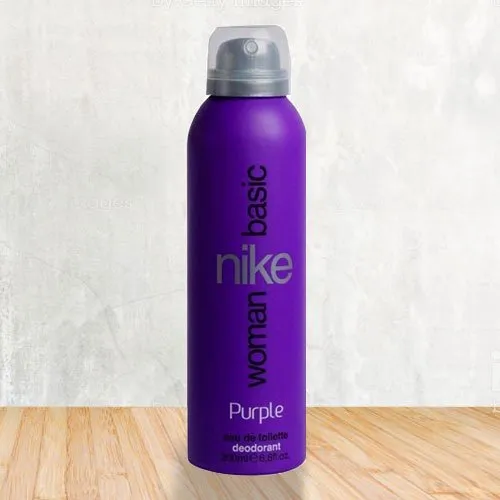 Charming Smell with Nike Basic Purple Deodorant Spray 200 ml. For Women