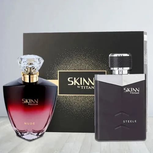 Marvelous Titan Skinn Nude and Steele Fragrances Pair