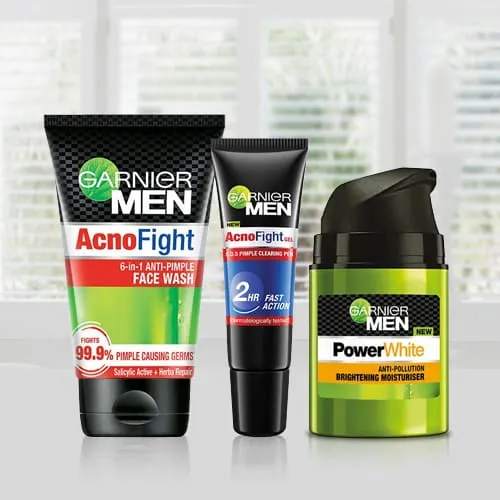 Wonderful Men Acno Fight Anti Pimple Kit from Garnier