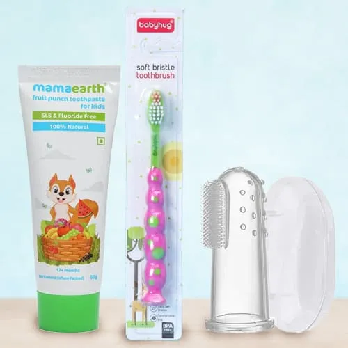 Soft Touch Babies Tooth Care Combo from Mamaearth