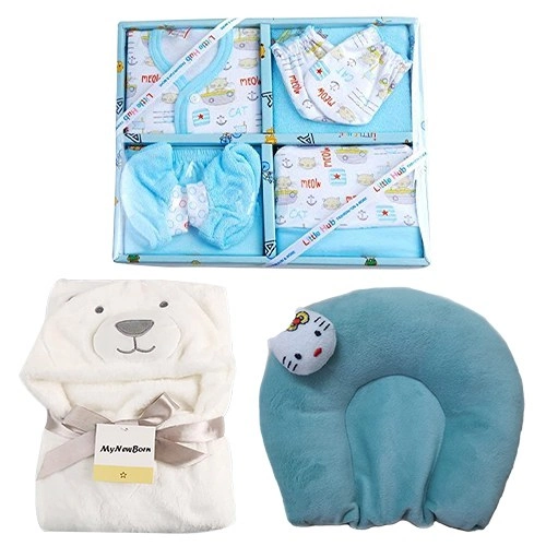 Attractive Gift Hamper for New Born Baby Boys