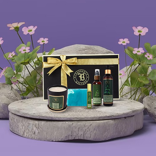 Fragrance N Beyond Refreshing Spearmint Gift Box with Candle