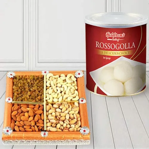 Delish Rasgulla N Scrunchy Dry Fruits