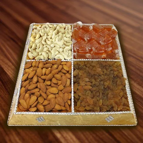 Awesome Tray of Mixed Dry Fruits