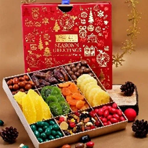 Enticing Dry Fruits N Chocolaty Gift Tray