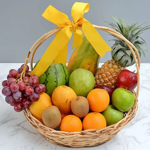 Voluptuous Fresh Fruits Gift Basket