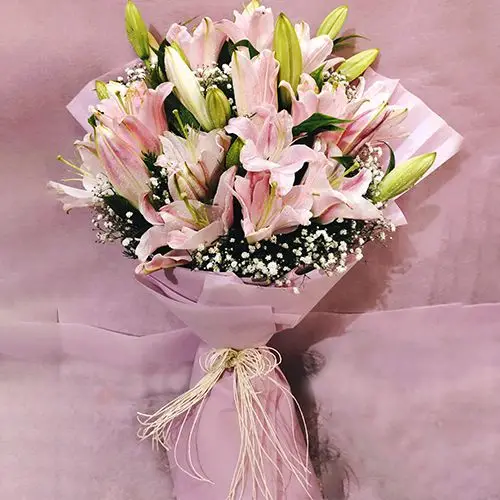 Enchanted Oriental Lilies Bouquet