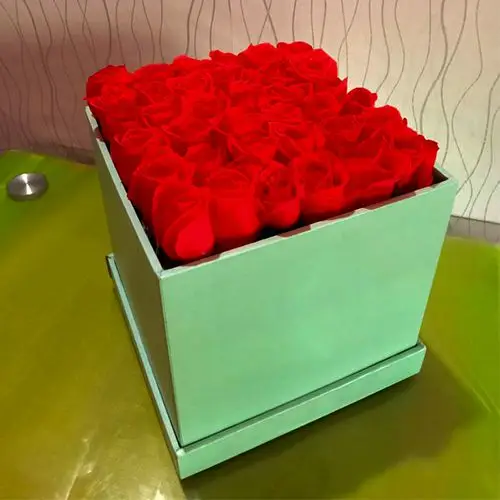 Spectacular 36 Red Roses Box Arrangement