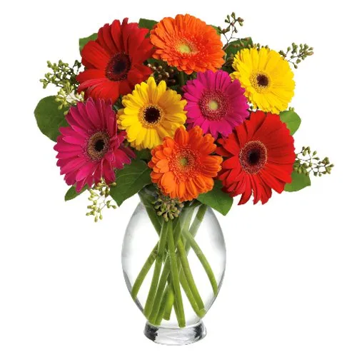 Vase of Joyous Gerberas