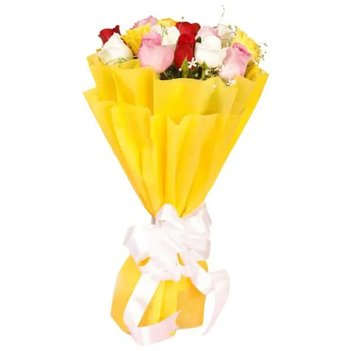 Pretty Mixed Roses Bouquet