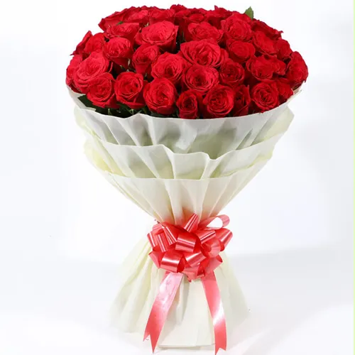 Dazzling Dutch Roses Premium Bouquet