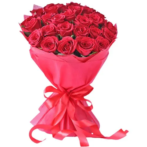 Dazzling Red Roses Bouquet