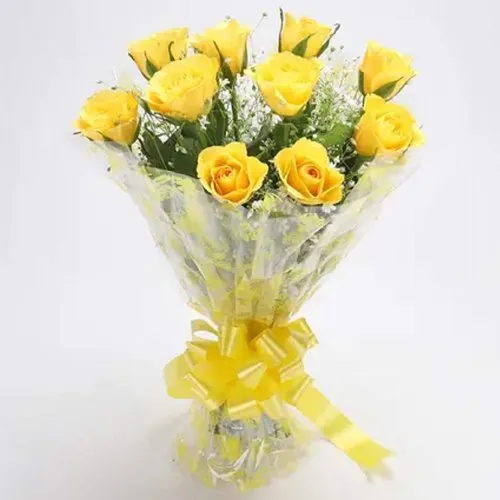Exclusive Bouquet of Yellow Roses