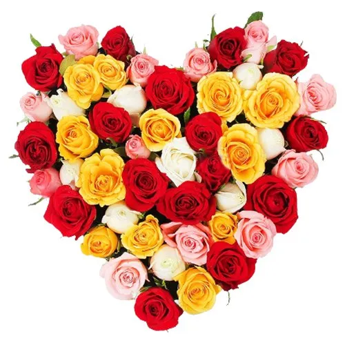 Rosy Heart Arrangement