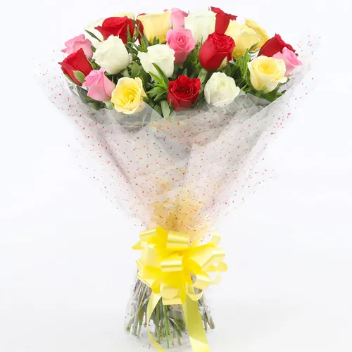 Romantic Sizzle Delight Mixed Roses Collection