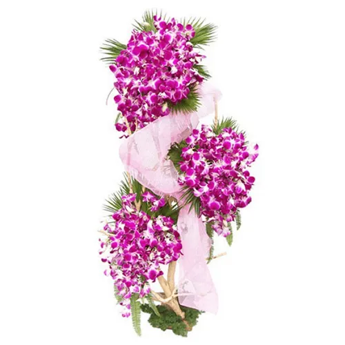 Breathtaking Three Tier Arrangement of Orchids