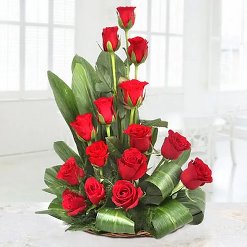 Gorgeous Arrangement of Red Roses