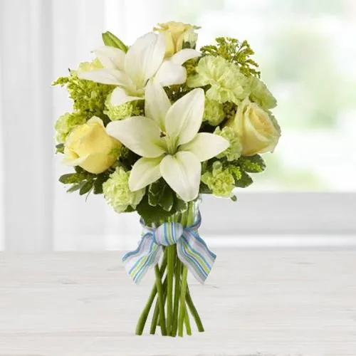 Freshly Picked Mixed Flowers Bouquet