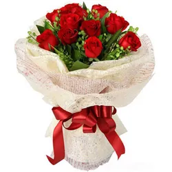 Romantic Red Rose Bouquet