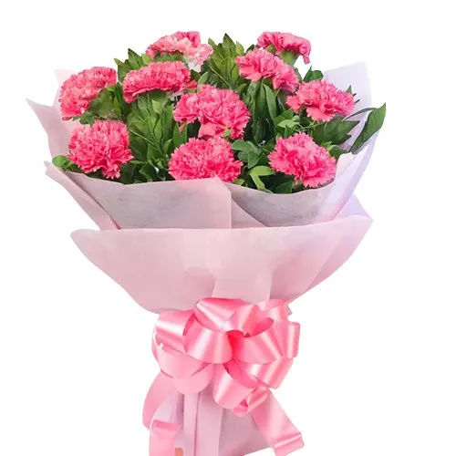 Attractive Bouquet of Pink Carnations