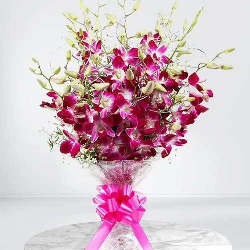 Wonderful Bouquet of Orchids Stems