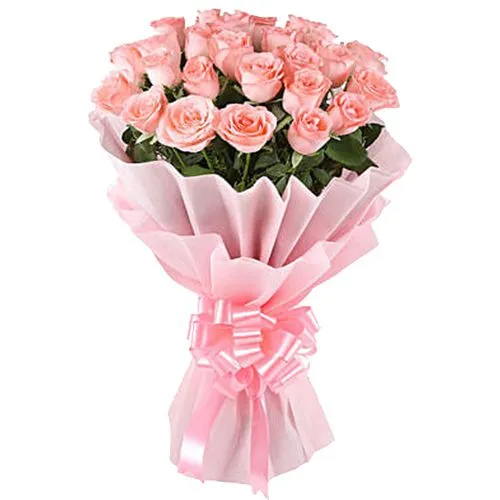 Perfect Hand Bunch of Pink Roses