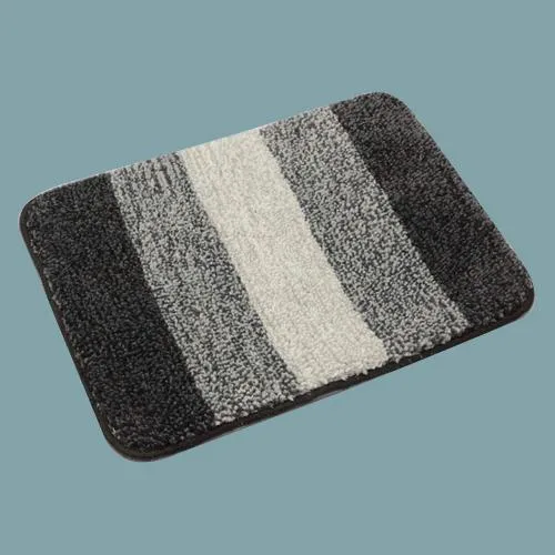 Fancy Striped Anti Skid Bath Mat