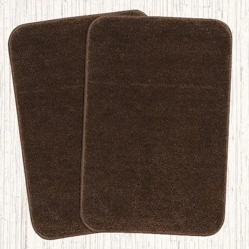 Amazing Set of 2 Home Solid Modern Bathmat