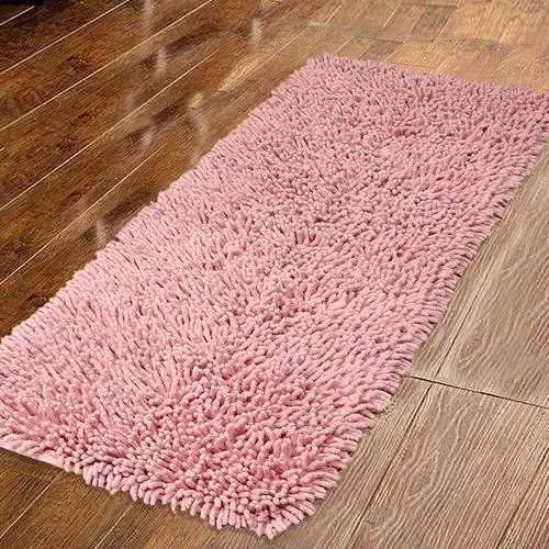 Fancy Light Pink Plaid Runner