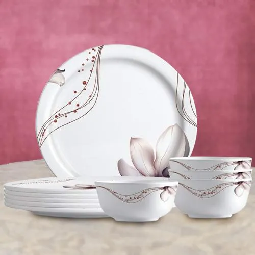 Ravishing Milton Melamine Multicolor Dinner Set