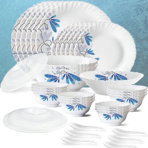 Gorgeous Larah by Borosil Twilight Silk Series Dinner Set