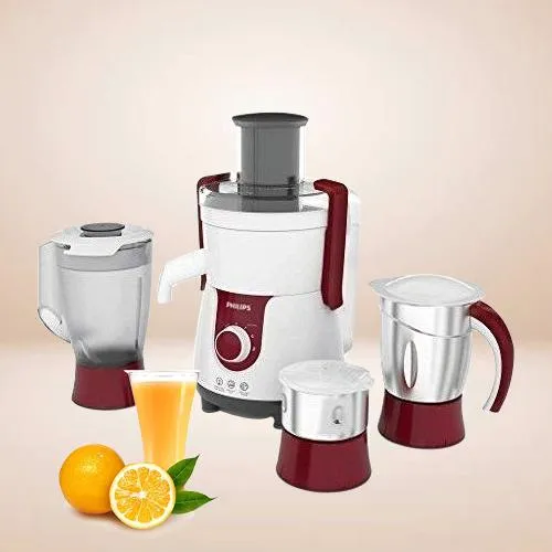 Splendid Philips Juicer Mixer Grinder in Red