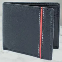 Impressive Black Color Mens Leather Wallet