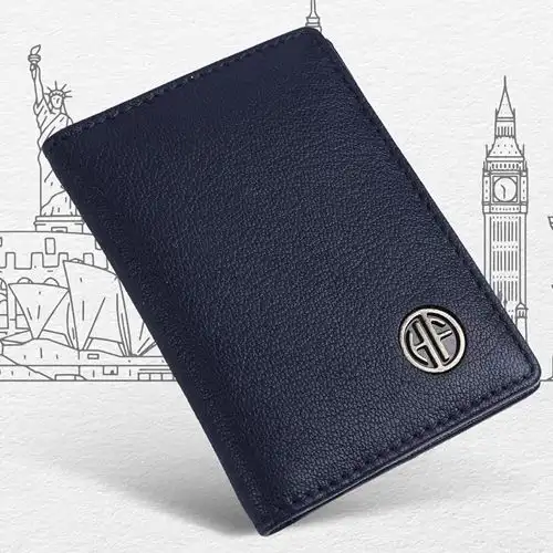 Suave Leather RFID Protected Card Holder Wallet