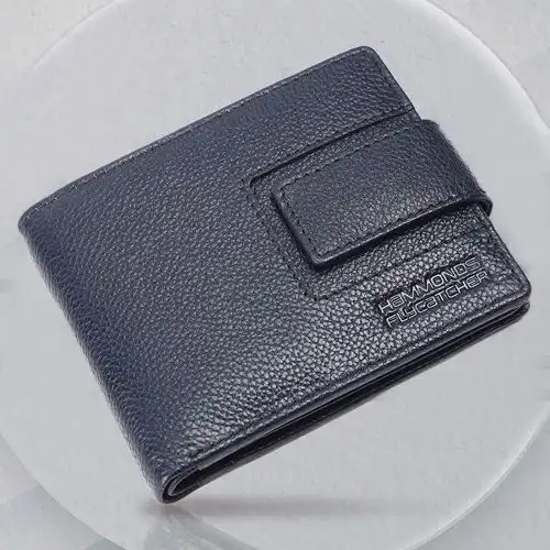 Stylish RFID Protected Bi Fold Mens Wallet