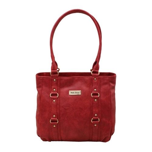 Balloon Shape Suave Red Womens Vanity Bag