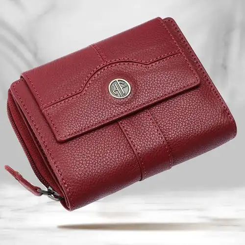 Impressive Leather RFID Protected Ladies Purse