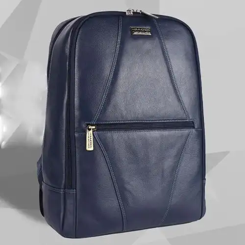 Elegant Leather Laptop Backpack