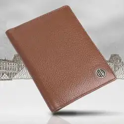 Classy Leather Travel Passport Holder
