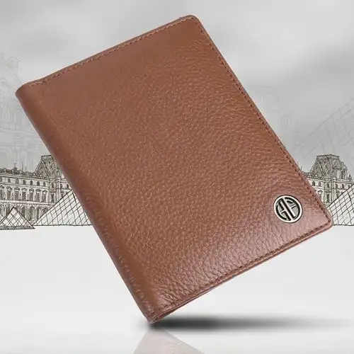 Classy Leather Travel Passport Holder