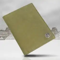Classic Leather Travel Passport Holder