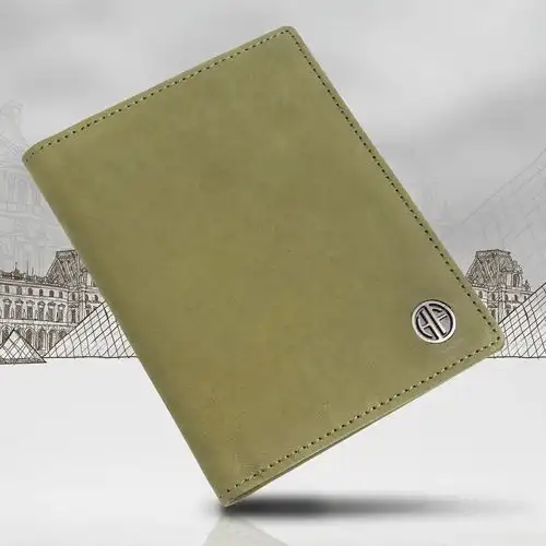 Classic Leather Travel Passport Holder