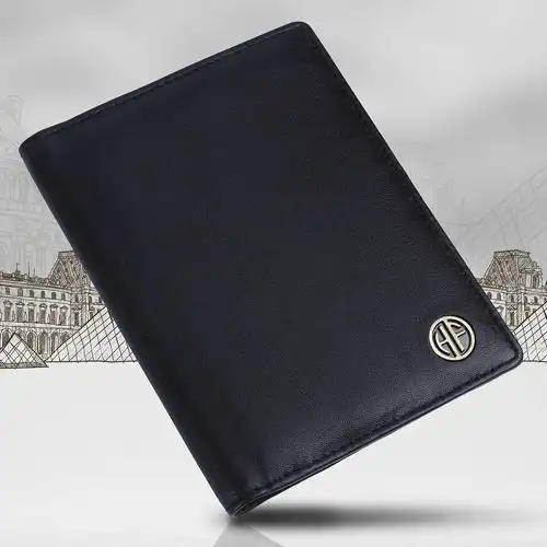 Trendy Leather Travel Passport Holder