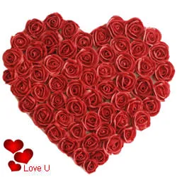 Red Heart Shaped Arrangements