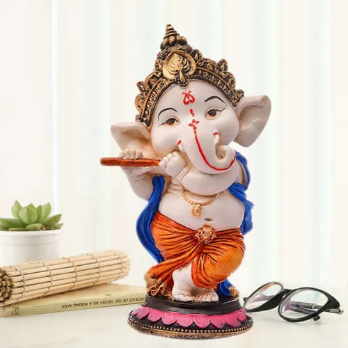 Auspicious Lord Ganesha Polyresin Sculpture